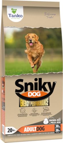 SNIKY CROCCHETTE PER CANI 20 Kg ENERGY AL TOP 30-20 POLLO !!PREZZO OFFERTA!!
