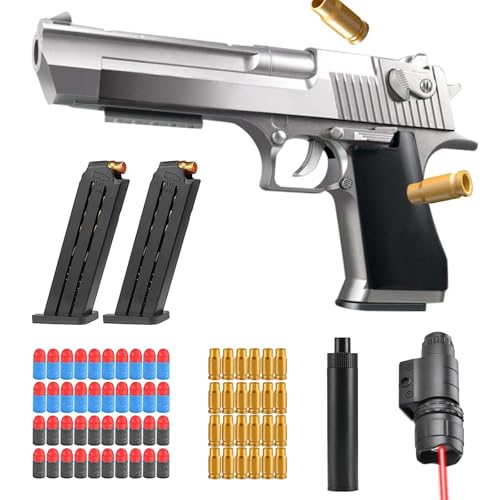 Pistola de Juguete,Pistola de Espuma Blaster,Juguete Pistola,Juguete de Espuma Suave,EVA Juguetes de Tiro de Blanda,para Jugar al Aire Libre,Regalos de Cumpleaños para 14 +