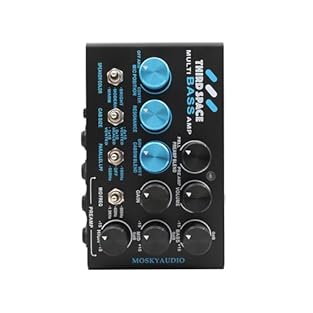 Professional Bass Preamp: This bass effects pedal delivers a professional grade preamp for your low end needs, providing superior sound quality and strong signal output for your bass guitar. Experience clean tone shaping and powerful performance for ...