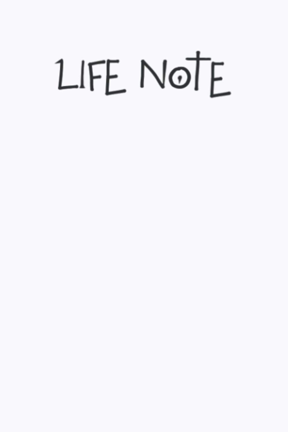 Life Note: with rules, 150 pages long "Life Note" notebook.