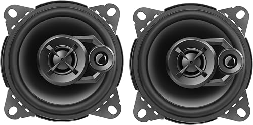 Image of Hydra 4 inch 3-Way Coaxial Car Speaker with Tweeter Turbo-MAX Coaxial Car Speaker (380 W)
