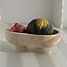 Natural Oval Travertine Fruit Bowl for Kitchen Counter 10