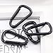 Ldabrye 4Pcs Small Carabiner Clips Aluminum Alloy Spring Hooks Outdoor Camping D Rings Clip Hook