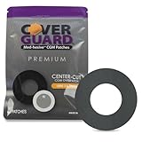 CoverGuard CGM Overpatch | Freestyle Libre 3 | Black Center-Cut Design| 25-Count | Waterproof Adhesive | Anti-Fray | Easy Application & Removal | Made in USA | Sensor Protection
