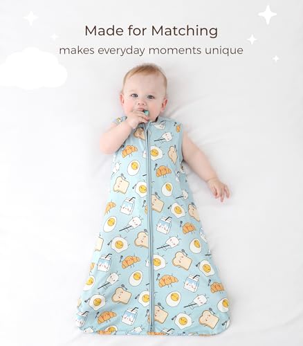 Image of Baby Sleep Sack Soft Wearable Blanket 2-Way Zipper Sleeping Bag for Girls Boys 0-3T, Viscose Made from Bamboo