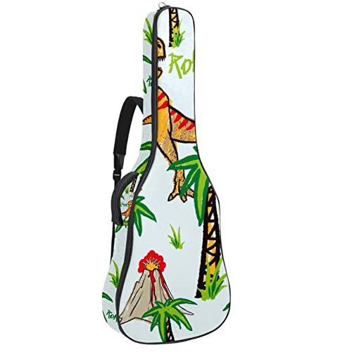 Housse de transport étanche pour guitare avec bandoulière réglable Motif dinosaure, Multicolore 03., 42.9×16.9×4.7 in… - Les Beatles, Paul McCartney, John Lennon, RIngo Starr, George Harrison Housse de transport étanche pour guitare avec bandoulière réglable Motif dinosaure, Multicolore 03., 42.9x16.9x4.7 in…