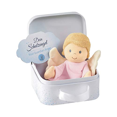 Sterntaler Schmusetuch Schutzengel, Alter: Für Mädchen ab dem 1. Monat, Größe: 26 cm, Farbe: Rosa