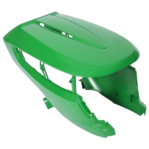 HECASA Front Hood Compatible with John Deere X500 Before serial number 020000 X520 X534 X540 Tractor Lawn Mower Replacement for M152326 Plastic Green