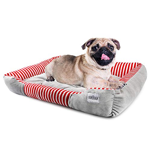 KETAKEペットベッド ペットソファー 2色 ペットクッション マット 犬 猫 スクエア型 洗える メッシュ 春秋冬用可