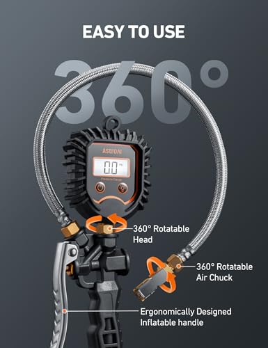 AstroAI Digital Tire Inflator Gauge