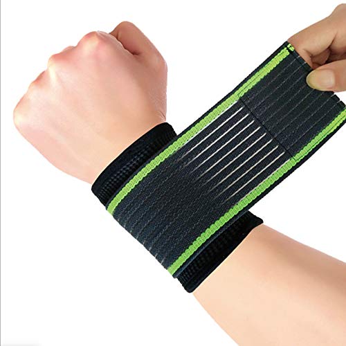 Goosom 手首サポーター 固定 保護 捻挫 手根管症候群 腱鞘炎 怪我防止 通気性 滑り止め 包帯 調節可能 野球 ゴルフ フリーサイズ 男女兼用