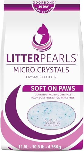 Litter Pearls Micro Crystals Non-Clumping Crystal Cat Litter