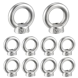 Zasiene M6 Edelstahl Ringmutter 10 Stück