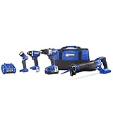 Kobalt Kobalt 24-Volt Max 4-Tool Lithium Ion (Li-ion) Brushless Motor Cordless Combo Kit with Soft Case by Kobalt