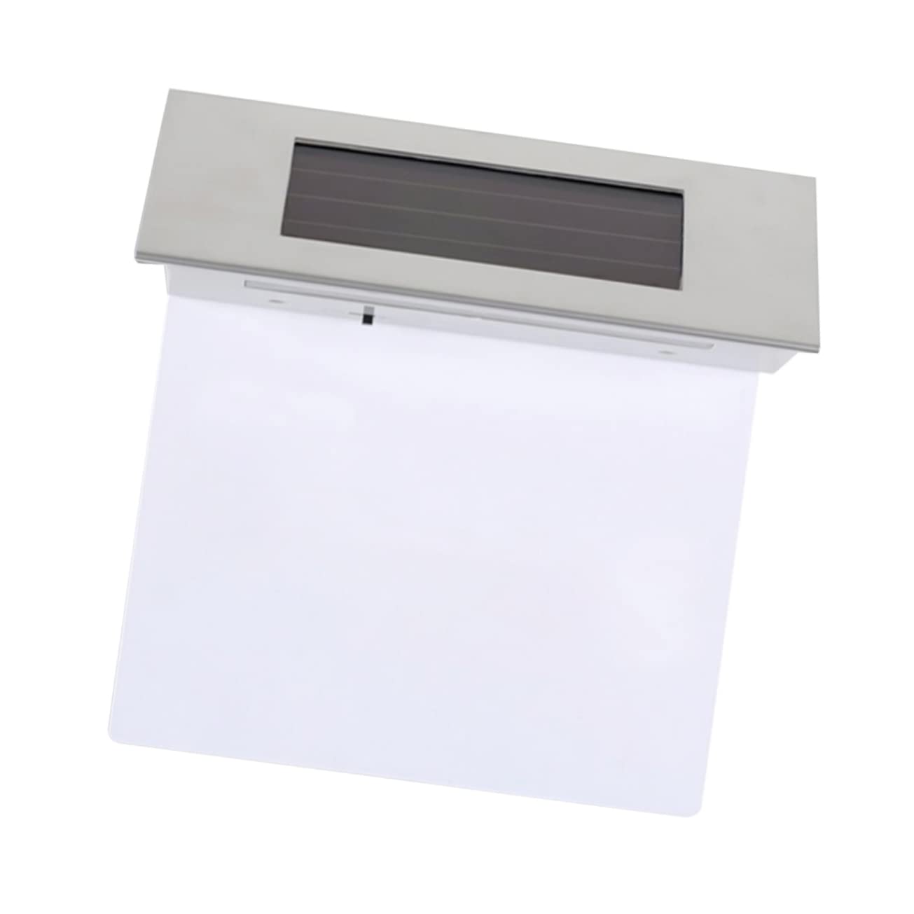 Lampada Solare per Numeri Civici 2 Pezzi con LED Bianco Freddo, Energia Risparmio, Facile da Installare, in Acciaio Inox e Abs, Resistente Ip65 per Uso Esterno Casa