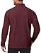TACVASEN Mens Full Zip Fleece Sweater Soft Warm Coat Heavyweight Thermal Fashion Jacket with Pockets Burgundy L