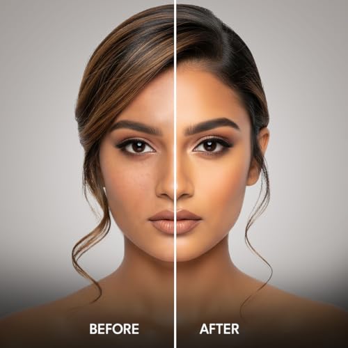 Image of FLiCKA Cover To Conquer Compact Powder For Velvet Matte Finish, Long-Lasting, Smooth Finish| Absorbs Oil, Waterproof Formula, Prevents Creasing| 04 Walnut, 9g