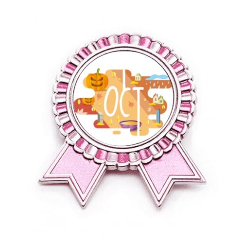 Broche Octobre Rose badge et pin de soutien pour veste en métal
