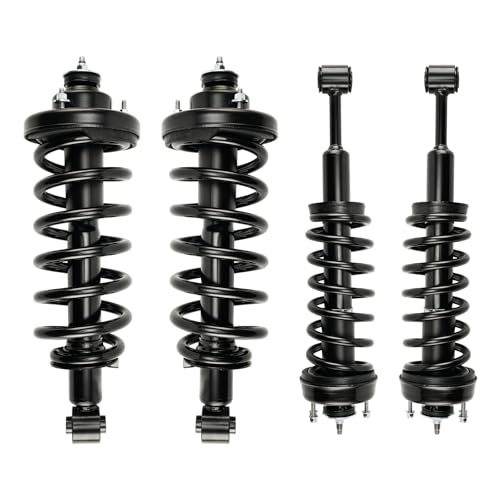 Image of PHILTOP Front Rear Complete Struts w /Spring for 2006-2010 Ford Explorer 2006-2010 Mercury Mountaineer 171124 * 2 /171125 * 2 - Quick Fit Kit 4PCS