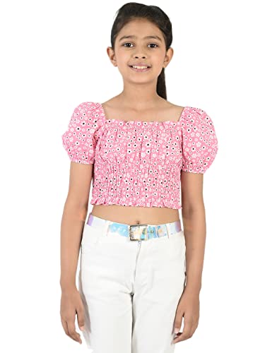 Image of Natilene Girl's Floral Regular Fit Top
