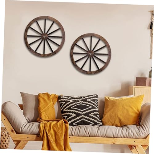 Ruedas de madera decorativas RORPOIR: transforme su salón o terraza en un refugio vintage 4