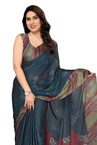 Image of MIRCHI FASHION Saree for Woman Chiffon Tie Dye Printed | Lightweight Daily Wear Women's Sari with Unstitched Blouse Piece (Available in 10 Colors)