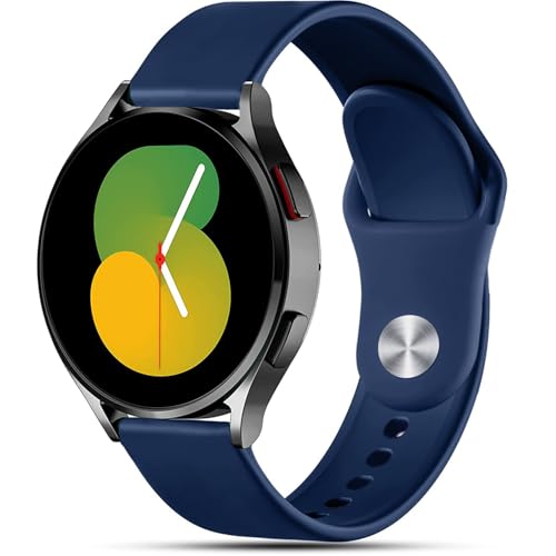VELULYX Bracelet Silicone Sport 20mm pour Galaxy Watch 7/6/5/4/Classic/Pro/Active/FE - Compatible 40mm 44mm 41mm 42mm