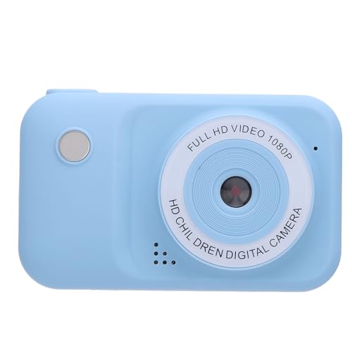 Digital Camera, 1080P HD Video Camcorder Autofocus with Dual Lens, Cute Compact Small Camera with MP3 Player Games for Teens Adults Beginners (Blue)