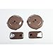Rugged Ridge 11353.02 Light Cover Set, Headlight/Turn Signal, Smoke; 97-06 Wrangler TJ/LJ