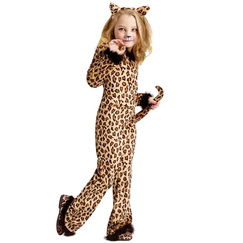 Fun World Pretty Leopard Child Costume, Multicolor, Medium