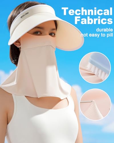 UPF 50+ Unisex Breathable Cooling Face Cover Sun UV Protection Earloop Neck Gaiter Scarf for Summer Outdoor Activities2