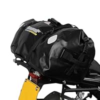 BAIGIO Motorradtasche 65L Wasserdicht Hecktasche Motorrad Groß Gepäcktasche Motorrad Sozius Rücksitztasche Duffelbag für Reisen Camping, Schwarz