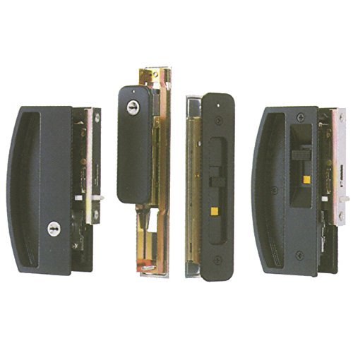 MIWA製 三協アルミ アルミサッシ 引戸錠 召合せ + 戸先 KH-222 キー3本付属 引き戸 鍵 交換 取替え 季更 KH222 引戸 引違戸