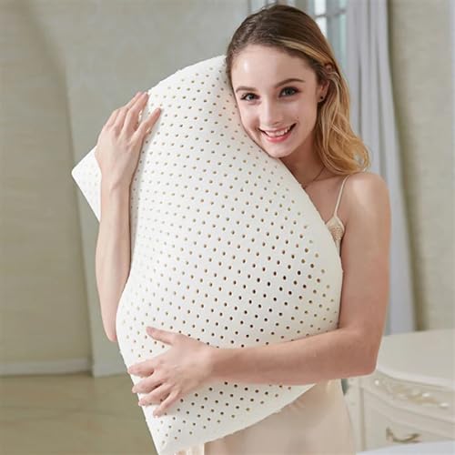 Almohada de Látex 58 cm x 38 cm x 6 cm Blanca miniatura 4