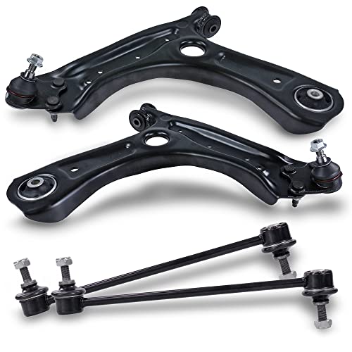 ATEC Germany 2x Brazo de control eje delantero izquierdo y derecho, 2x barra de acoplamiento delantera