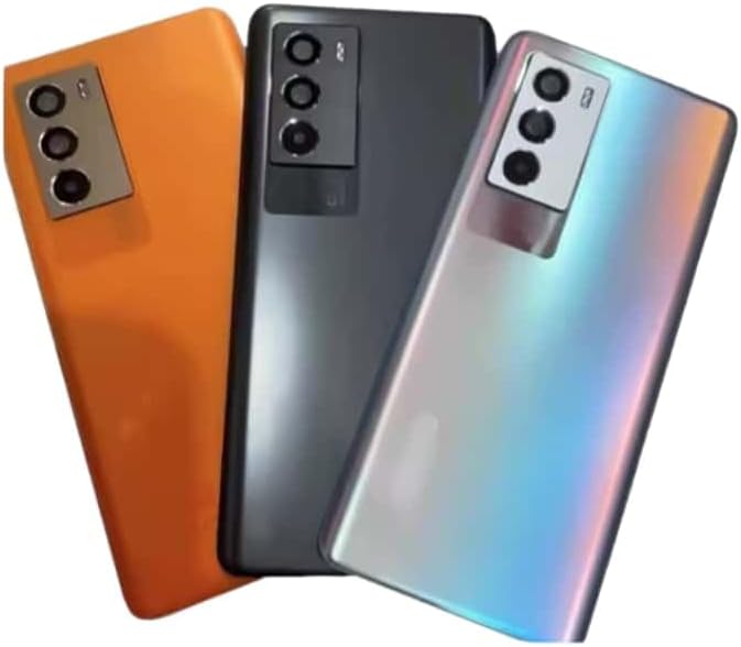 YOOOKOOO Compatible Rear Back Cover for vivo iQOO Neo5 S – Battery Door Housing Replacement Part (Black No Lens)