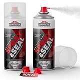X-Protector Seal Spray - Rubber Waterproof Spray with Less-Drip Formula - Premium Rubber Waterproof Sealant - Perfect RV, Roof, Gutter Sealant Solution - Pack of 2 (14 oz Each, Clear)