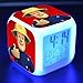 Produktbild shiyueNB Feuerwehrmann Sam Cartoon Spielzeug Kinder Wecker LED Verfärbung Digitaluhr Plattform Nacht Wecklicht leuchtenden elektronischen Tau