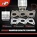 A-Premium Front Catalytic Converter Kit Direct-Fit Compatible with Hyundai Sonata 2006-2007, Azera 2006-2010, Entourage 2007-2008 & Kia Sedona 2006-2010, Amanti 2007-2009, 3.3L 3.8L, EPA Compliant