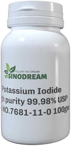 SINODREAM Yoduro de potasio, cristalespolvo de alta pureza, 3.53 oznave el mismo día