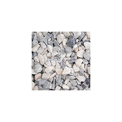 Long Rake Spar Polar Ice 20mm 20kgs Decorative Aggregate Gravel