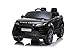 Porteur électrique Range Rover EVOQUE, noir, double siège en cuir, lecteur MP3 avec entrée USB, lecteur 4x4, batterie 12V10Ah, roues EVA, démarrage à clé, télécommande Bluetooth 2,4 GHz, sous licence