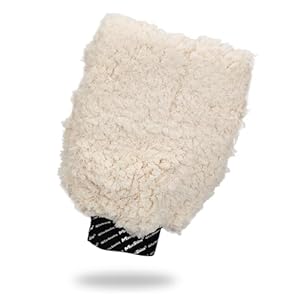 Maxshine Universal Ultra-Plush Microfiber Car Wash Mitt – Super Absorbent & Ultra-Soft for Scratch-Free Car Washing – Comfortable & Reusable Mitt for Auto Detailing
