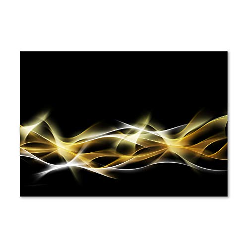 Fond de hotte en verre jaune pour illuminer votre cuisine moderne