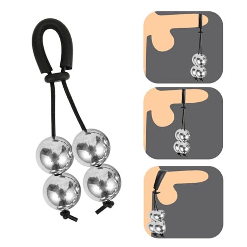 Appareil d'entraînement d'endurance pour hommes, anneau d'exercice avec boules métalliques suspendues (FRF38) (Four)