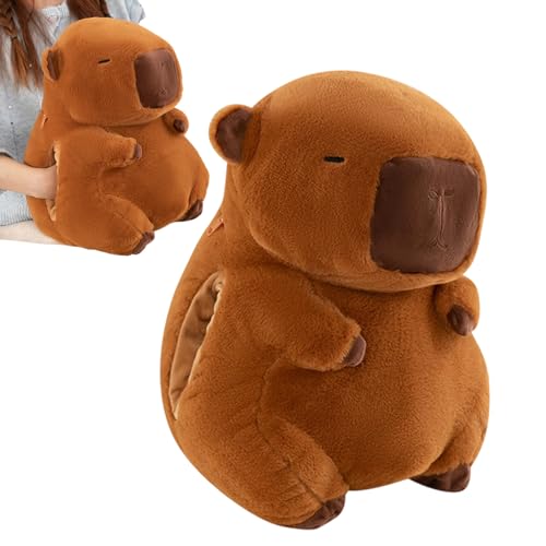 Generico Guantes calientamanos, Muff de invierno Capibara – Suave peluche botella de agua caliente para mujeres niños invierno frío