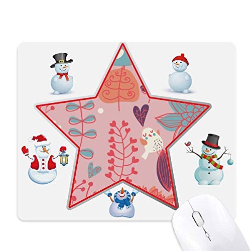 Tapis de souris de Noël bonhomme de neige idée cadeau pour collègue