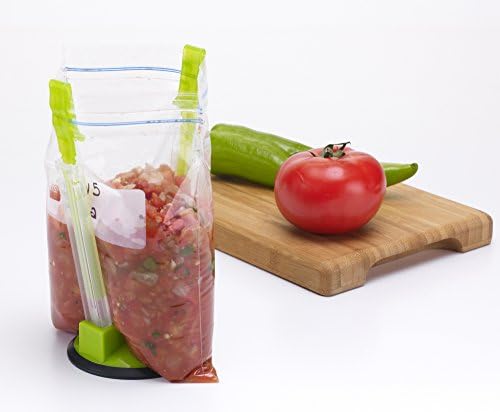 Jokari Hands-Free Baggy Rack Clip Food Storage Bag Holder