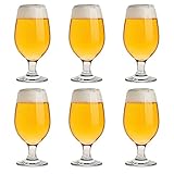 🍺 Estas copas de cristal clásicas tienen una forma tradicional y a la vez perfeccionada, que les encantará a los amantes de la elegancia.