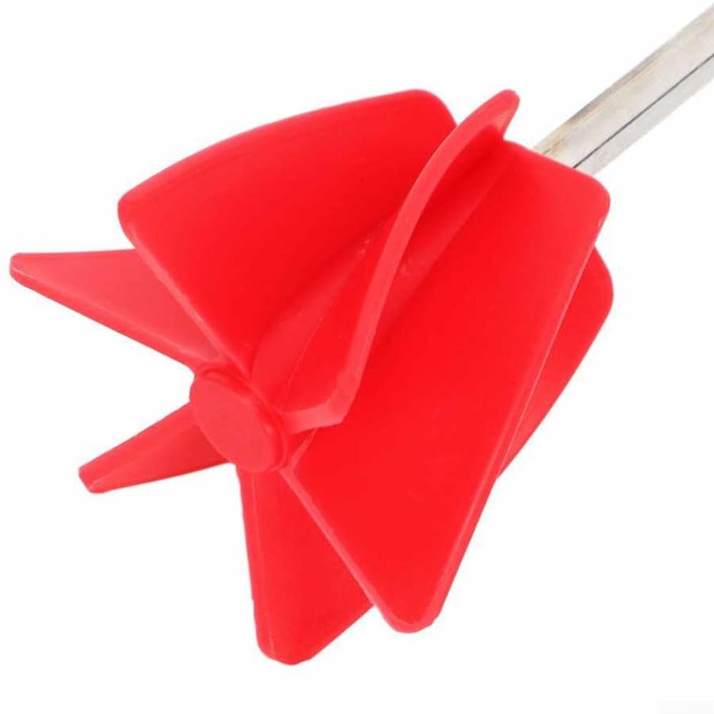 2 punte per miscelatore per vernice per resina epossidica, attacco per trapano elettrico con gambo da 1/4", lunghezza 300 mm con paletta per agitazione da 65 mm, compatibile con la maggior parte dei